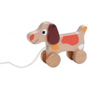 Traukiamas medinis žaislas su virvele Doggy